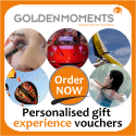 Gift Experiences at Golden Moments -  Gift Ideas | Christmas Gifts