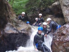 Gorge Scrambling in Conwy Betws y Coed, Cowny