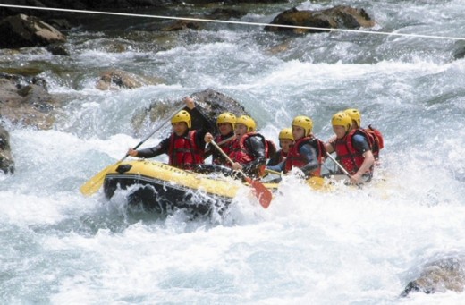 White water rafting for four in Lapland