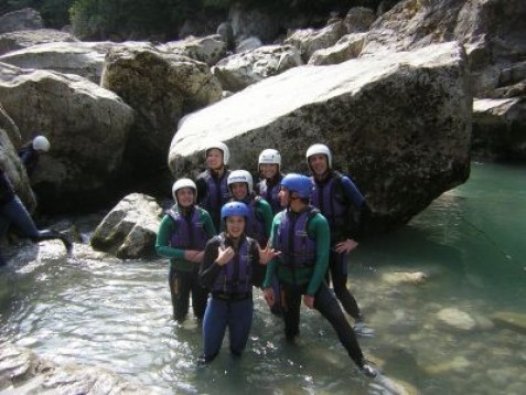 Canyoning Lake Walen, Switzerland