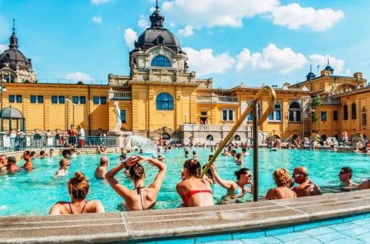 Széchenyi Spa Full Day with Optional Tasting and Private Cabin - For Two