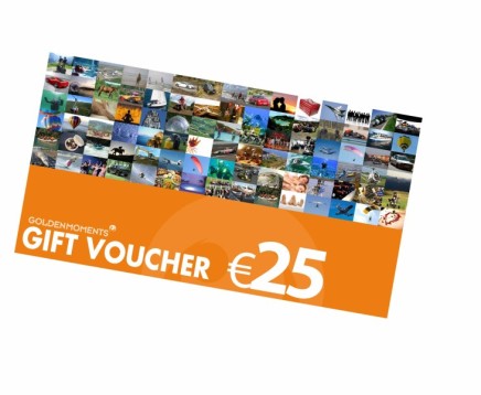 Experience gift voucher €25