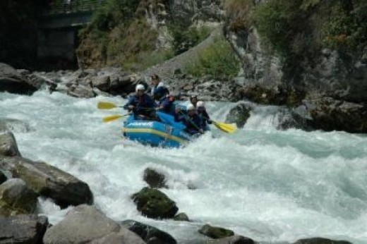 River Rafting Rhône, Switzerland