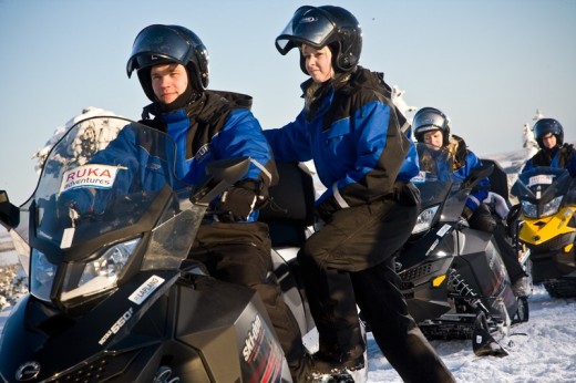 Snowmobile safari in Lapland for two