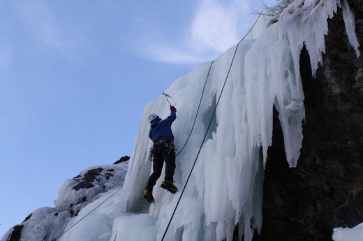 Arrampicata su ghiaccio - Val d'Ossola, Piemonte