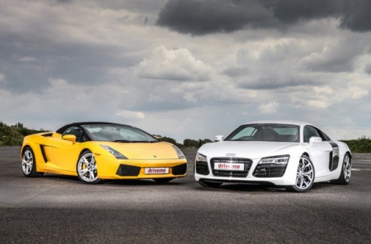 Drive a Audi R8, Lamborghini and Ferrari in Anglesey