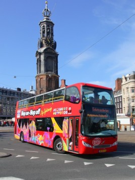 Sightseeing tour Amsterdam and canal cruise - children ticket
