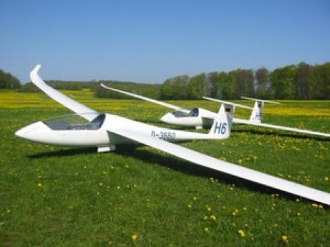 Winch Gliding in Stuttgart (Hülben), Germany