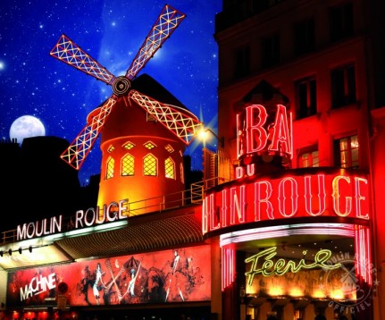 Moulin Rouge dinner (Toulouse Lautrec menu)