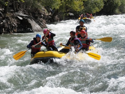 Challenging white river rafting in Lapland for four