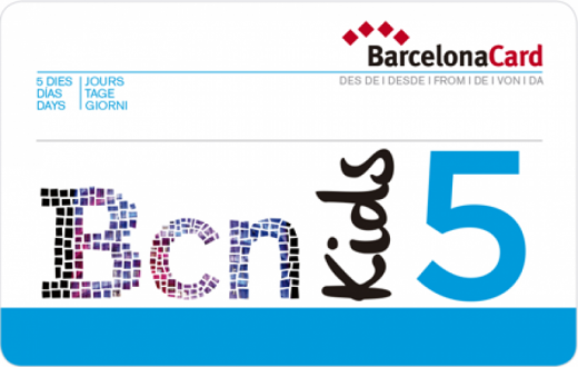 Barcelona Card 5 days for Children (4-12 years)