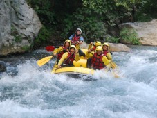 White water rafting in Perthshire