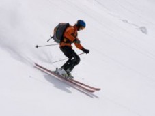 Skiing or snowboarding in Innsbruck, Austria