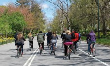 Central Park guided bike tour with map