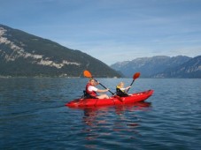 Paddeln und Pizza in Interlaken