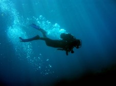 Outdoor scuba diving