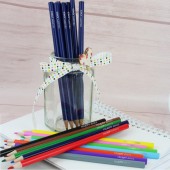 20 Personalised Pencils and Colouring Pencils 