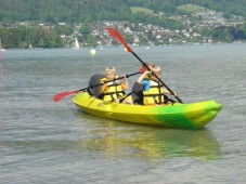 Paddeln und Pizza in Interlaken