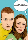 Retrato Comic en pareja