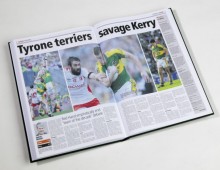 Newspaper Book - Irish Football Finals