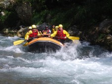 White water rafting for four