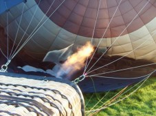 Balloon flight in Flanders