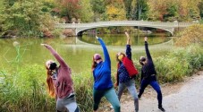 Sunrise Yoga Walk in Central Park