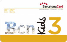 Barcelona Card 3 days for Children (4-12 years)