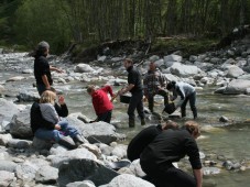 Gold Panning and Lunch BBQ Party on the River, Switzerland