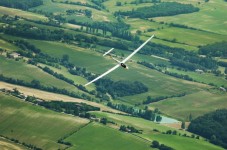 Glider Flight - Landes, France