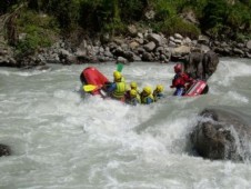 White water rafting for four in Lapland