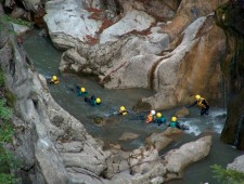 Canyoning in Tine