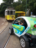 Free Ride Tour Lisbon in an Funny E-Car with GPS Guide for 2 (6 hours)