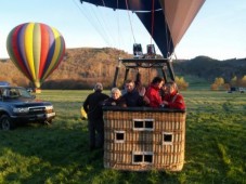 Balloon flight in Flanders