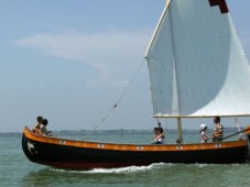 Sailing boat in Venice