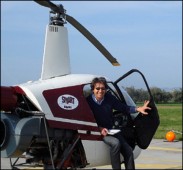 Take to the skies in a helicopter flying lesson