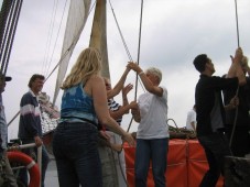 Tailship sailing for two - Netherlands
