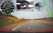 Audi R8 driving (4 rounds) with video