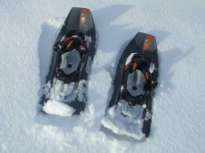 Hiking with snowshoes in Innsbruck, Switzerland