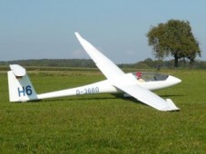 Winch Gliding in Stuttgart (Hülben), Germany