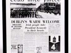 Personalised Irish Birthday Newspaper Book (international delivery)